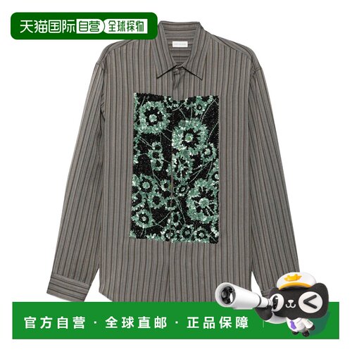 香港直邮Dries Van Noten 德赖斯 范诺顿 男士 CAPER EMB 衬衫 02