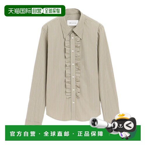 1h可退 香港直邮Ami Paris 女士衬衫 FSH821CO0219A040BEIGETAUPA
