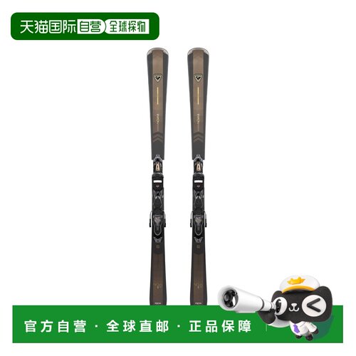 自营欧洲直邮Rossignol Nova女士香槟金/黑色杨木高性能滑雪板