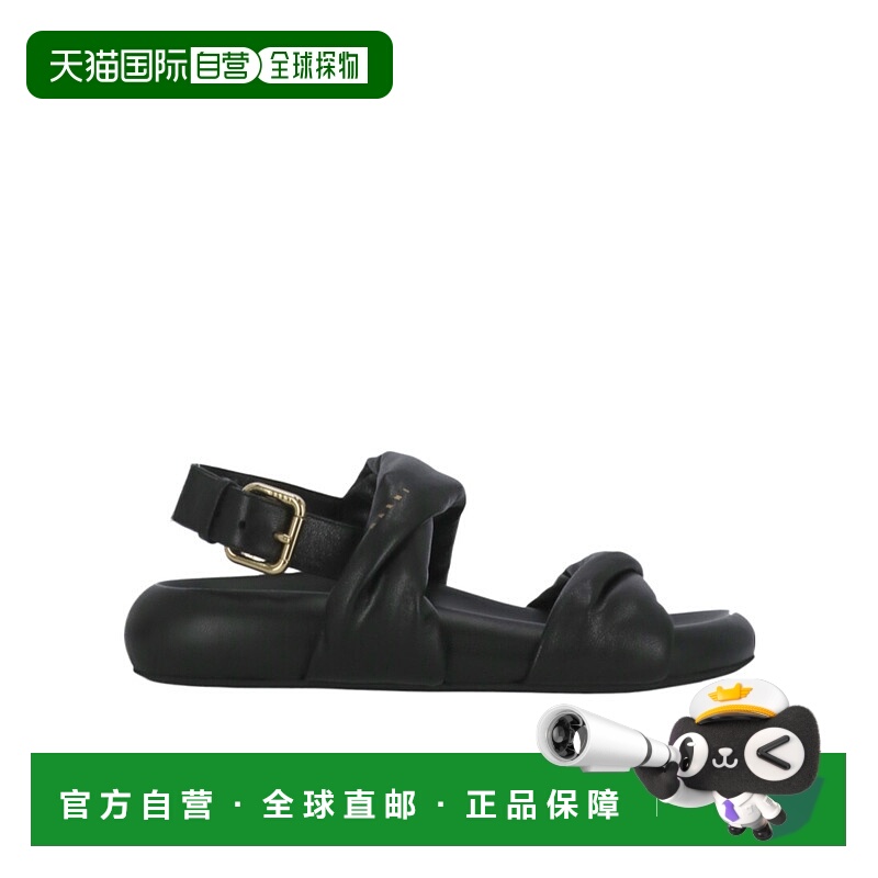 香港直邮Marni 厚跟平底凉鞋 SAMS019603P5443