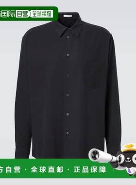 香港直邮The Row 男士 Briar 真丝衬衫 black黑色 舒适时尚