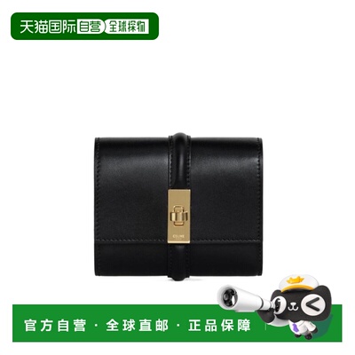 1h可退 香港直邮CELINE 女士钱包 10F523CQ738NO AW2025 黑色 闪