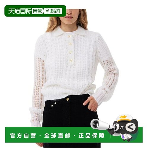 香港直邮Ganni 长袖羊毛毛衣 K2072针织衫