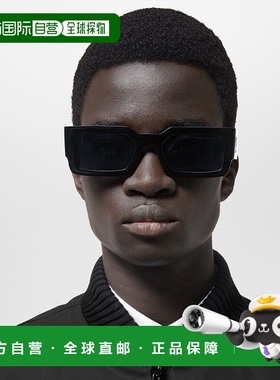 自营1h可退 欧洲直邮LV路易威登 男士黑色醋酸纤维太阳镜正品舒适