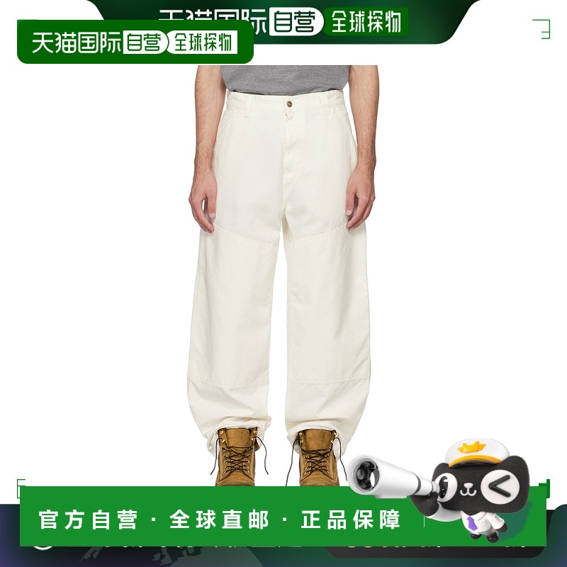 香港直邮Carhartt 卡哈特 男士 灰白色 Wide Panel 长裤 I031393