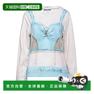 香港直邮Moschino 莫斯奇诺 女士 卫衣 blue蓝色 舒适时尚