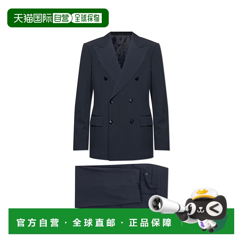 1h可退 香港直邮Armani 阿玛尼 男士 喬治阿瑪尼雙排扣西裝 GM002