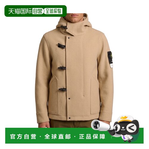 1h可退 香港直邮STONE ISLAND 男士 短款呢外套 26FW