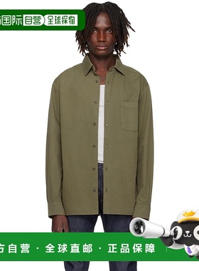 1h可退 香港直邮A.P.C. 男士 卡其色 Malo 衬衫 COHKUH12553