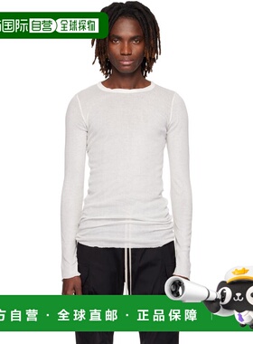 1h可退 香港直邮rick owens 瑞克 欧文斯 男士 灰白色 Temple Rib