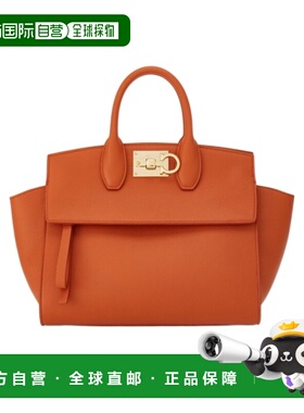 1h可退 香港直邮FERRAGAMO/菲拉格慕 24SS Studio Soft 徽标单肩