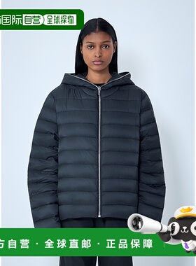 1h可退 香港直邮Moncler 盟可睐 女士 连帽绗缝夹克 MU01F1A09M81