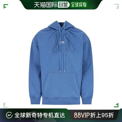 香港直邮Ader Error 连帽套头卫衣 AW21BKAFWHD03BLBLUE