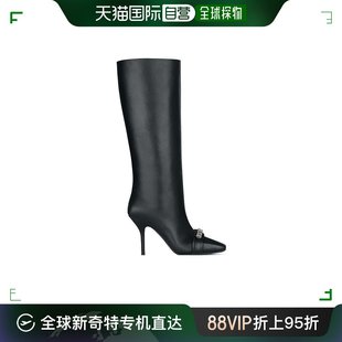香港直邮Givenchy 女士G 编织皮质长筒靴 纪梵希