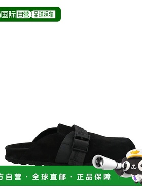 香港直邮off-white 女士 Mules 木屐 black黑色 舒适时尚拖鞋