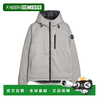 欧洲直邮Canada Goose Men Lodge Hoody Black Disc Stratus Grey
