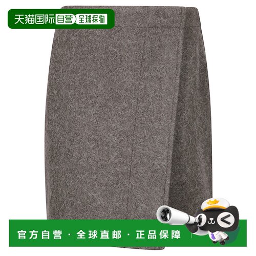 香港直邮LEMAIRE 女士半身裙 SK1061LF504GR678 AW2025 灰色