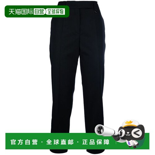 1h可退 香港直邮PRADA 女士休闲裤 P254G108NS222F0002 AW2022 黑