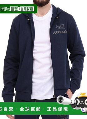 1h可退 香港直邮EA7 Emporio Armani 徽标连帽休闲外套 3KPM82PJA
