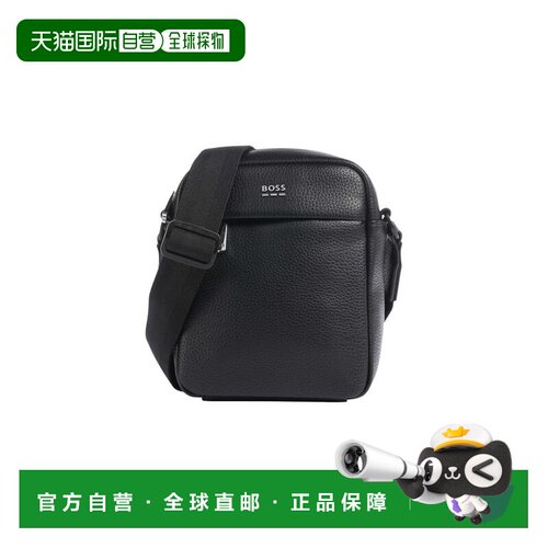 欧洲直邮BOSS 男士斜挎包 505728821BLACK AW2026【付后1h可退】