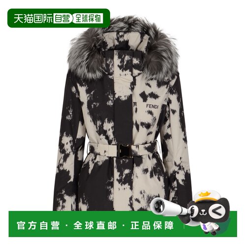 香港直邮FENDI 女士外套 FAN221AT90F1UCU AW2025 花色 滑雪棉服