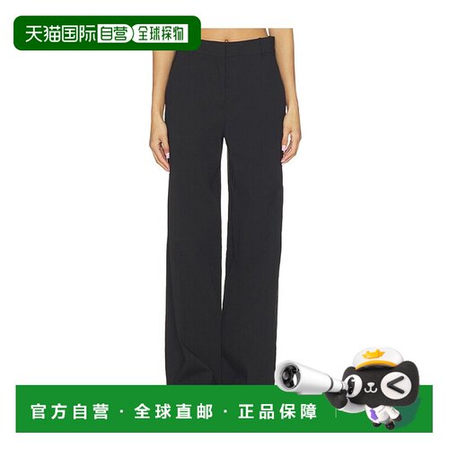 香港直邮THEORY 希尔瑞 女士 高腰裤子 O0203210 black黑色 舒适