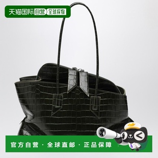 1h可退 香港直邮The Attico 女士 LA PASSEGGIATA 深绿色中号包包