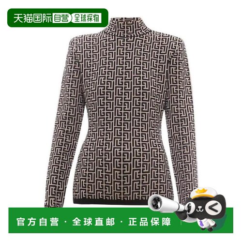 香港直邮BALMAIN 女士针织衫 WF0KF000K253GFE