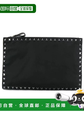 【99新未使用】香港直邮Valentino 铆钉手拿包 SY2P0565NOV