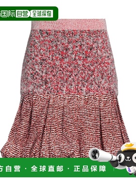 香港直邮Rabanne 女士 迷你半身裙 red红色 舒适时尚