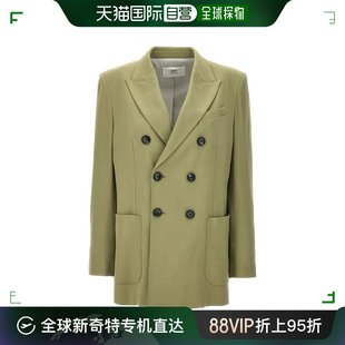 外套 香港直邮Ami FBV207VI 双常规版 女士 型双排扣西装 AMI Paris
