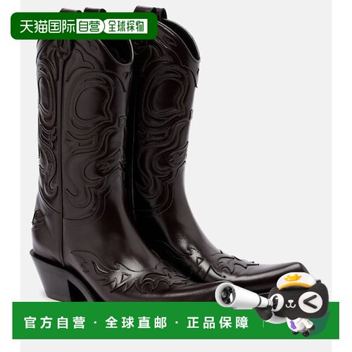 香港直邮Acne Studios 艾克妮 女士 Bouni 皮质牛仔靴子