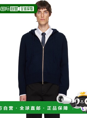 香港直邮Thom Browne 汤姆 布朗 男士 海军蓝 Geese Intarsia Mer