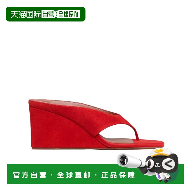 1h可退 香港直邮ALAIA 女士凉鞋 AA3M105C0H53A50 SS2026 红色 圆