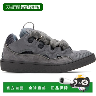 香港直邮Lanvin 朗雯 女士 灰色 Monocolor Curb 运动鞋 FUSKDK12