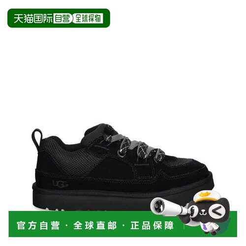1h可退 香港直邮UGG 男士休闲鞋 1169493BLK CO 黑色 系带低帮运
