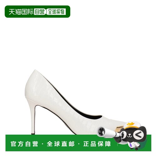 1h可退 香港直邮versace 范思哲 女士 浅口鞋 white白色 舒适时尚
