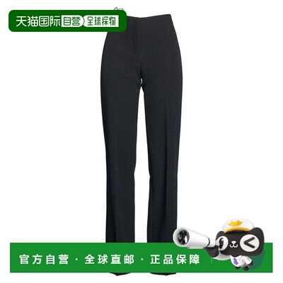 1h可退 香港直邮Blumarine 蓝色情人 女士 休闲长裤 black黑色 舒