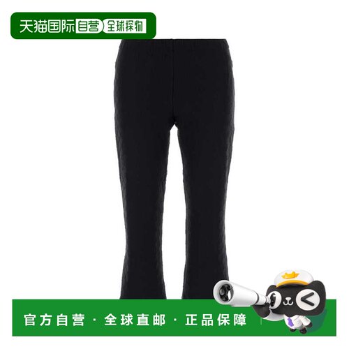 香港直邮Gucci 古驰 女士 capri 黑色针织裤子 875694XJHX3休闲裤