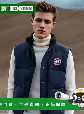 【99新未使用】香港直邮Canada Goose 徽标马甲式羽绒服 4151M