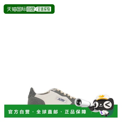 1h可退 香港直邮AUTRY 女士 灰色毛羊皮运动鞋 AULWTA02 grey灰色