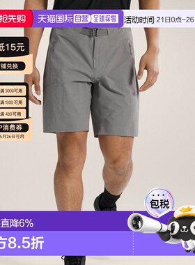 自营1h可退 欧洲直邮ARC TERYX/始祖鸟 GAMMA SL 9男士灰色短裤