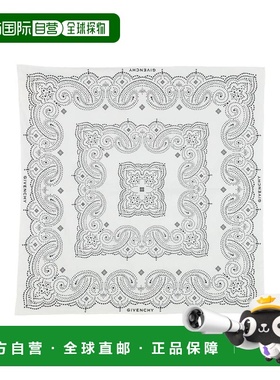 香港直邮Givenchy 纪梵希 男士 Foulards 围巾 white白色 舒适时