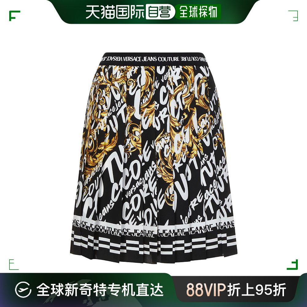 香港直邮Versace Jeans范思哲女士徽标半身裙 73HAE813NS173G8