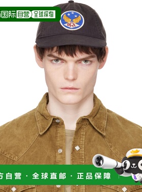 香港直邮ralph lauren rrl 拉夫 劳伦RRL 男士 黑色 Winged-Logo