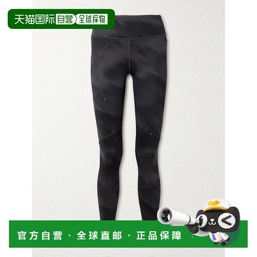 1h可退 香港直邮On 女士 比赛印花再生弹性针织打底裤 1WE1036046