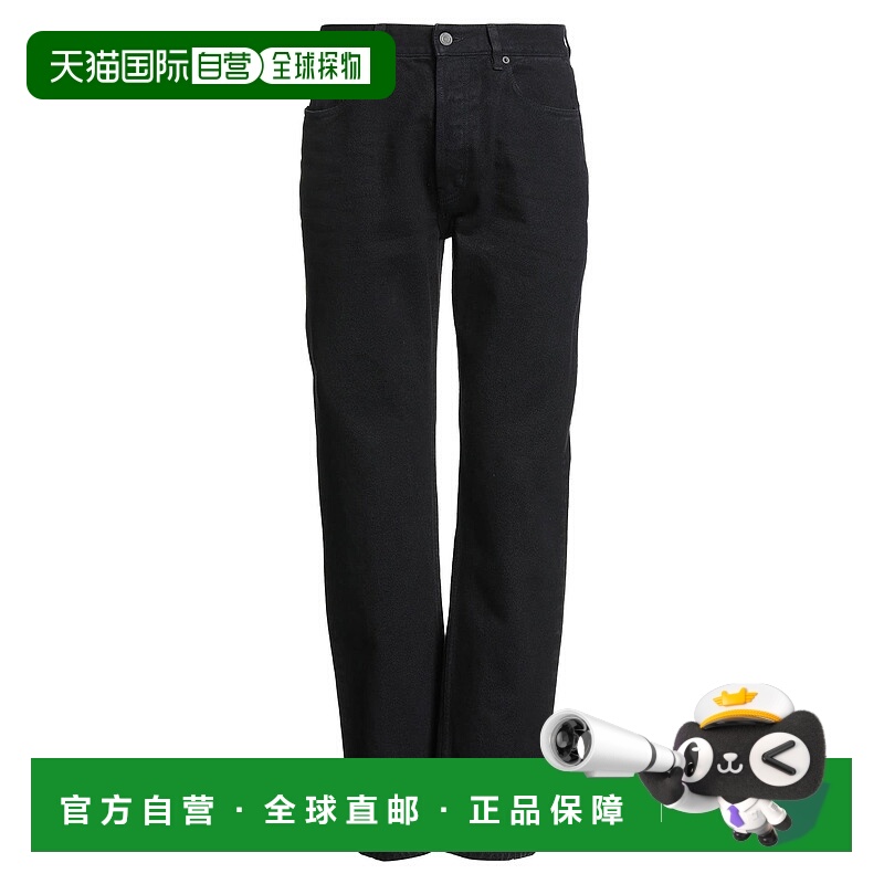 1h可退 香港直邮Saint Laurent 圣罗兰 男士 牛仔长裤 black黑色