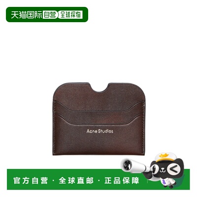 1h可退 香港直邮ACNE STUDIOS 女士钱包 CG0268ADM CO 棕色 徽标