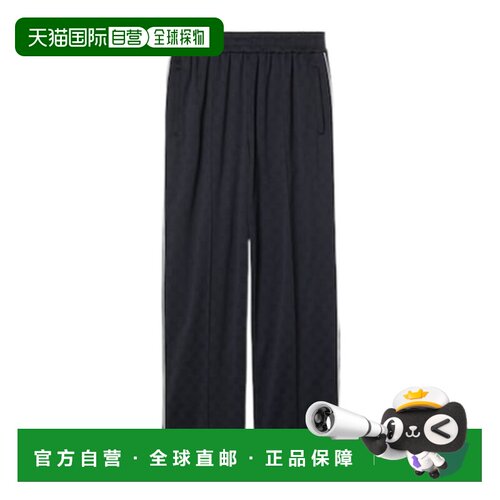 香港直邮Gucci GG松紧腰头长裤 814182XJG1Y休闲裤卫裤