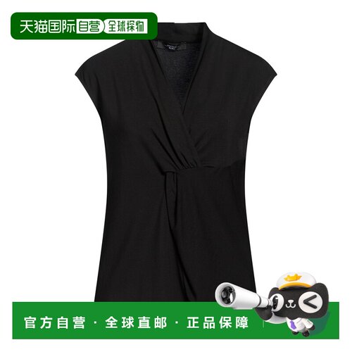 1h可退 香港直邮Weekend Max Mara 女士 上衣 black黑色 舒适时尚